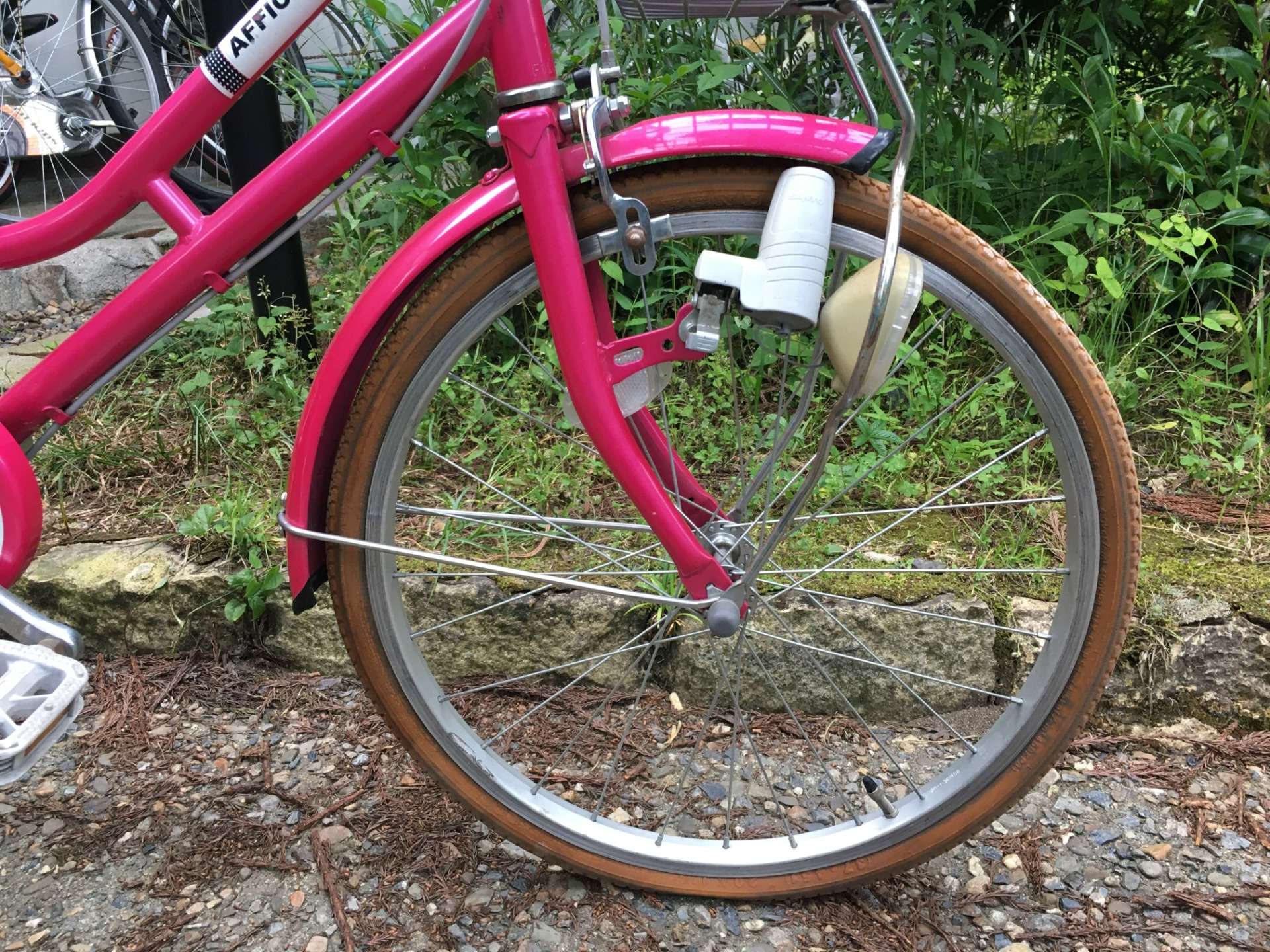 子ども用の自転車のタイヤとチューブの交換をさせていただきました【京都　自転車　サイクルケア】